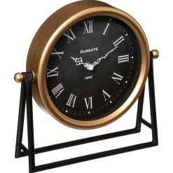 Reloj De Mesa Metal Luca 27x5.2x26.5Cm