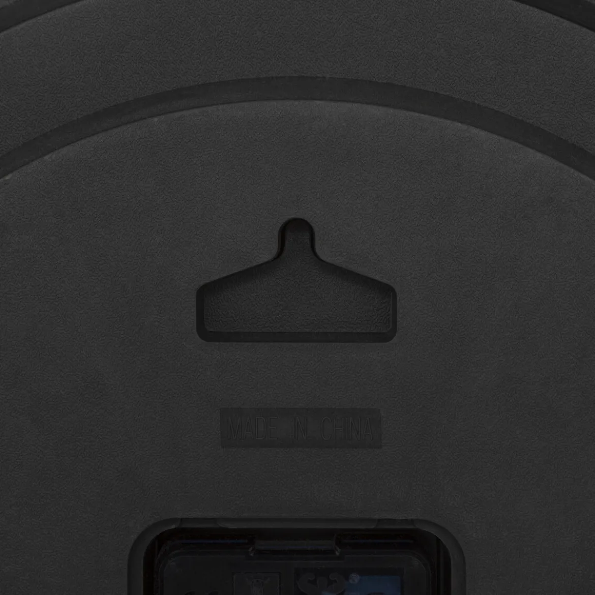 Reloj de mesa negro MECA