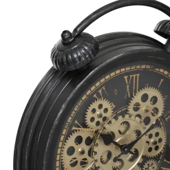 Reloj de mesa negro MECA