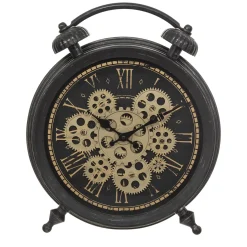 Reloj de mesa negro MECA