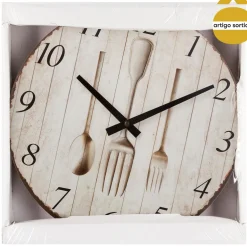 Reloj De Pared Decorativo Mdf 28Cm