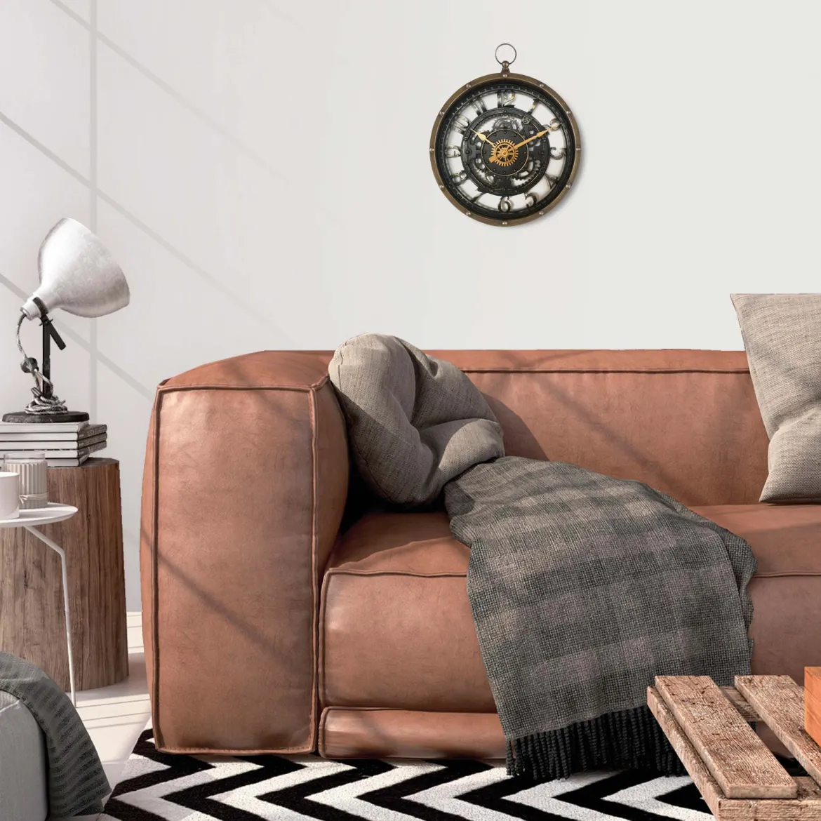 Reloj De Pared De Plástico 27x5.2x32.50