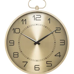 Reloj De Pared Irina Dorado De Metal 53cm