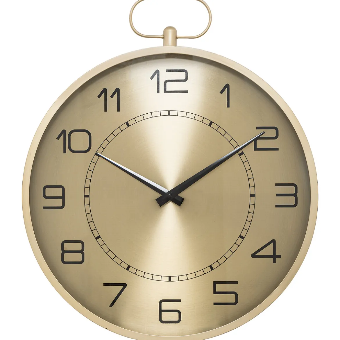 Reloj De Pared Irina Dorado De Metal 53cm