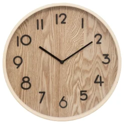 Reloj De Pared Ivana De Madera 38Cm