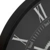 Reloj De Pared Kerian Negro 57cm