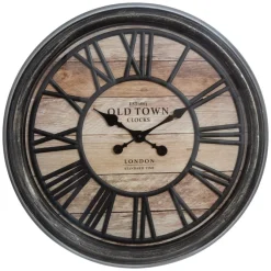 Reloj De Pared Marrón 50Cm