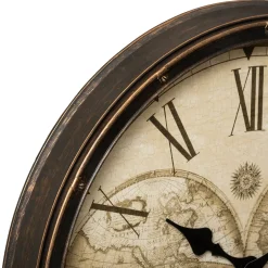 Reloj De Pared Mundo Plástico 51.5Cm