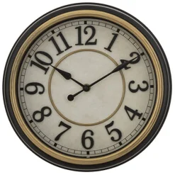 Reloj De Pared Nell Negro Plástico 29Cm