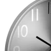 Reloj de pared plástico efecto metalizado