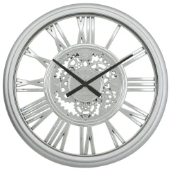 Reloj de pared RICKY plateado