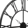 Reloj De Pared Vintage Negro Metal 70Cm