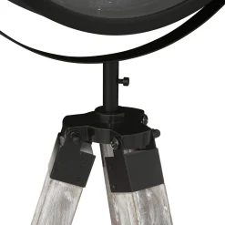 Reloj de pie con trípode negro ATIKA 150cm