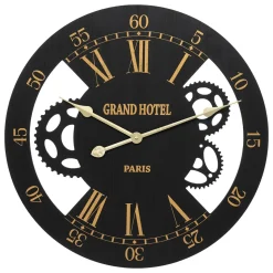 Reloj mecánico CAMILLO negro 54cm
