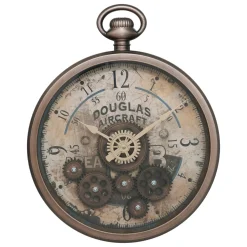 Reloj mecánico GOUSS marrón 27cm
