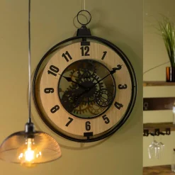 Reloj mecánico JACK de metal 57cm