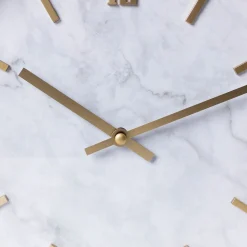 Reloj NATHALIE dorado con efecto mármol D29cm