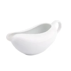 Salsera De Cerámica Blanca