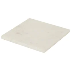 Salvamantel blanco de mármol 19x19cm