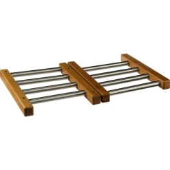 Salvamantel Extensible Bambú+Acero Inox.