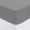 Sábana bajera ajustable gris 160x200cm