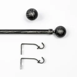 Set Barra Cortina Extensible 120-210Cm