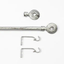 Set Barra Cortina Extensible 120-210Cm