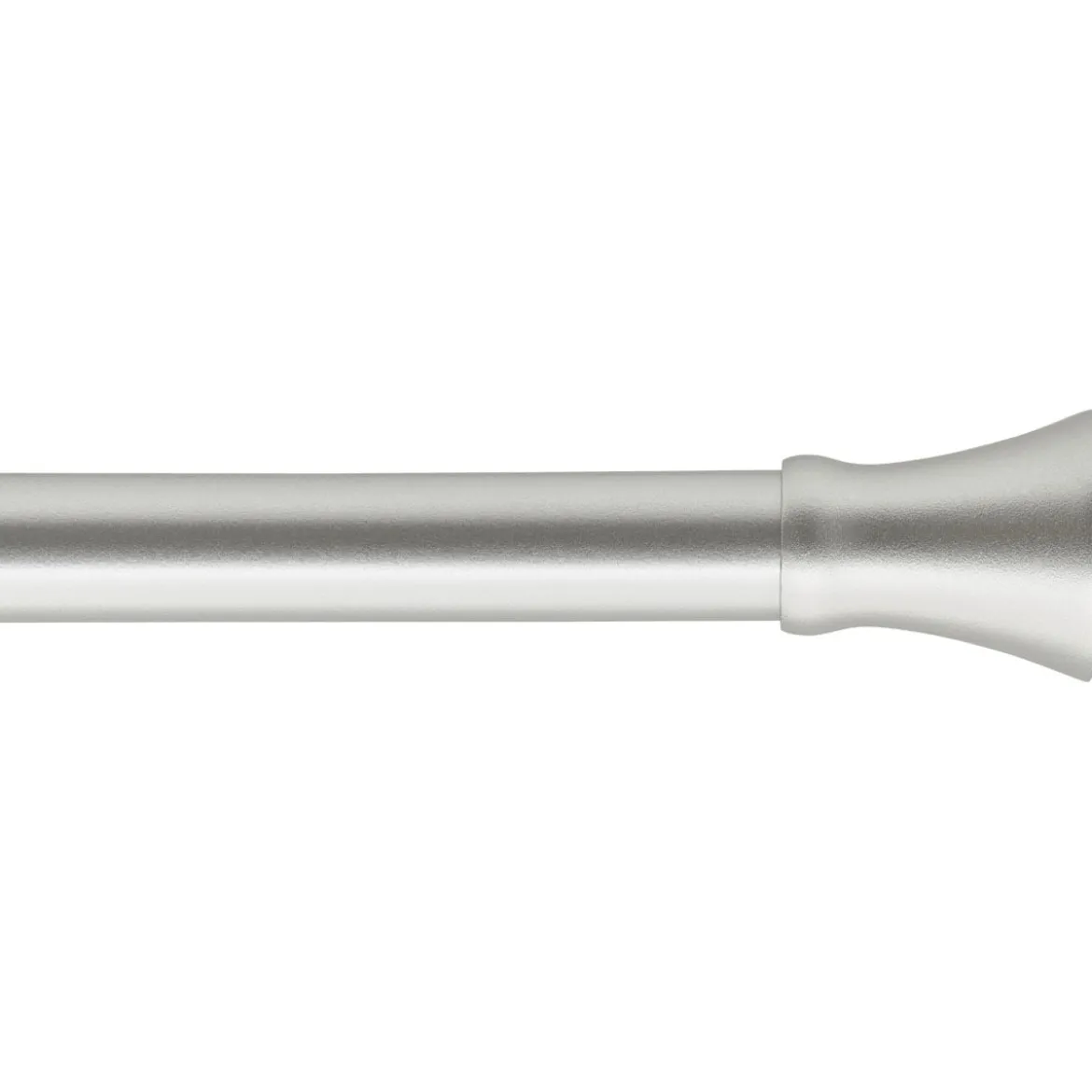 Set barra extensible BALZAC plateado 120-210cm