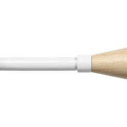 Set barra extensible HARMONIE blanco mate 90-160cm