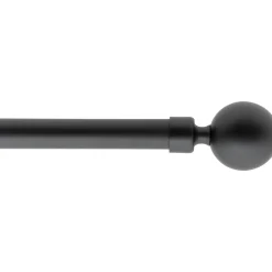 Set barra extensible STAEL negro mate 120-210cm