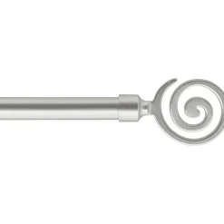 Set barra extensible ZOLA plateado 120-210cm