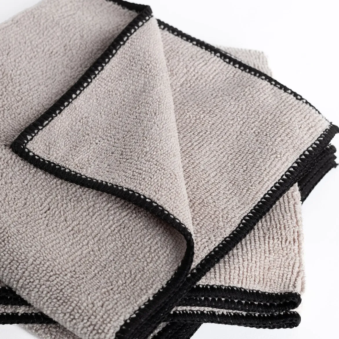 Set 3 bayas microfibra beige 34x34cm