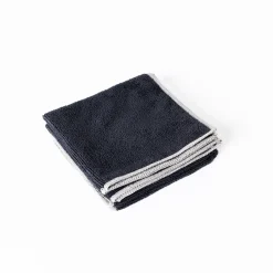 Set 3 bayas microfibra negras 34x34cm