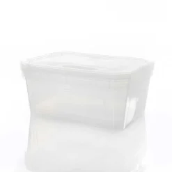 Set 4 cajas de almacenaje transparentes 11L