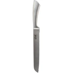 Set 5 Cuchillos+Tijeras Con Soporte Inox
