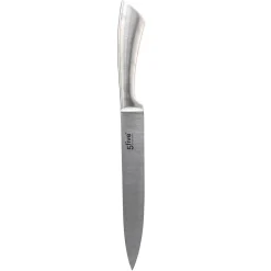 Set 5 Cuchillos+Tijeras Con Soporte Inox