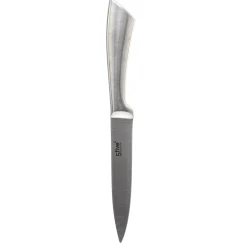Set 5 Cuchillos+Tijeras Con Soporte Inox
