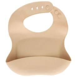 Set de babero y cuchara YUM beige