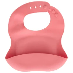 Set de babero y cuchara YUM rosa