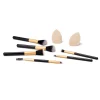 Set de 6 brochas 2 esponjas de maquillaje