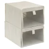 Set de 2 cajas de almacenaje DRESSY para zapatos