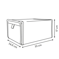 Set de 2 cajas de almacenaje DRESSY para zapatos