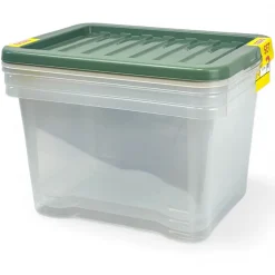 Set de 3 cajas de almacenaje QUASAR 28L