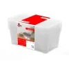 Set de 6 cajas de almacenaje transparente 6L