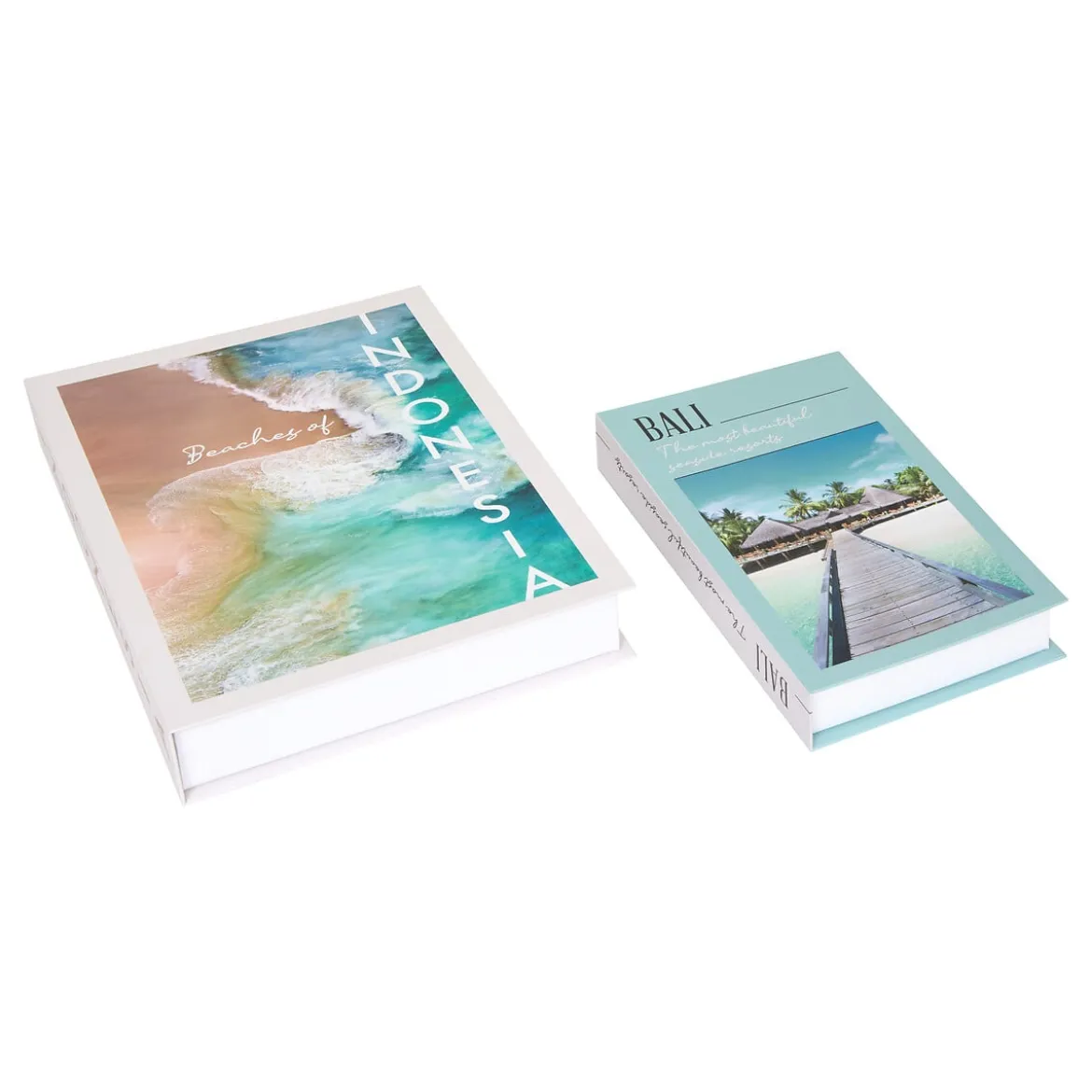 Set de 2 cajas decorativas 33x25x5cm