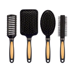 Set de 4 cepillos para cabello