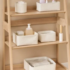 Set de 2 cestos blancos