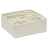 Set de 4 cestos blancos