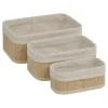 Set de 3 cestos STEMPY wc beige