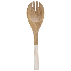 Set de 2 cubiertos AVA blanco de madera de mango